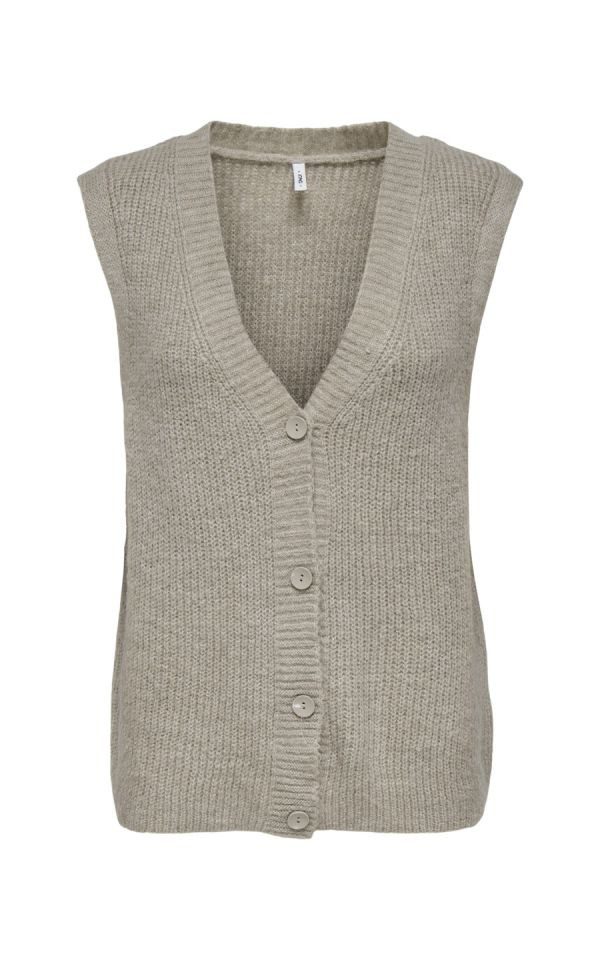ONLY Strickweste ONLJANE SL V-NECK BUTTON VEST KNT günstig online kaufen