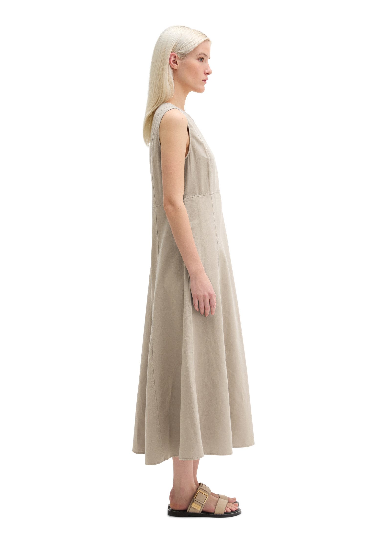 Marc O'Polo Maxikleid aus Organic-Cotton-Lyocell-Leinen-Mix günstig online kaufen