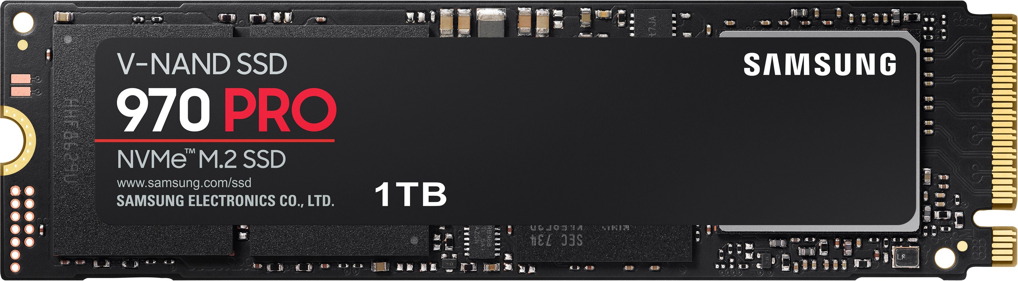 Samsung 970 PRO NVMe™ M.2 SSD interne SSD (1 TB) 3500 MB/S Lesegeschwindigkeit, 2300 MB/S Schreibgeschwindigkeit