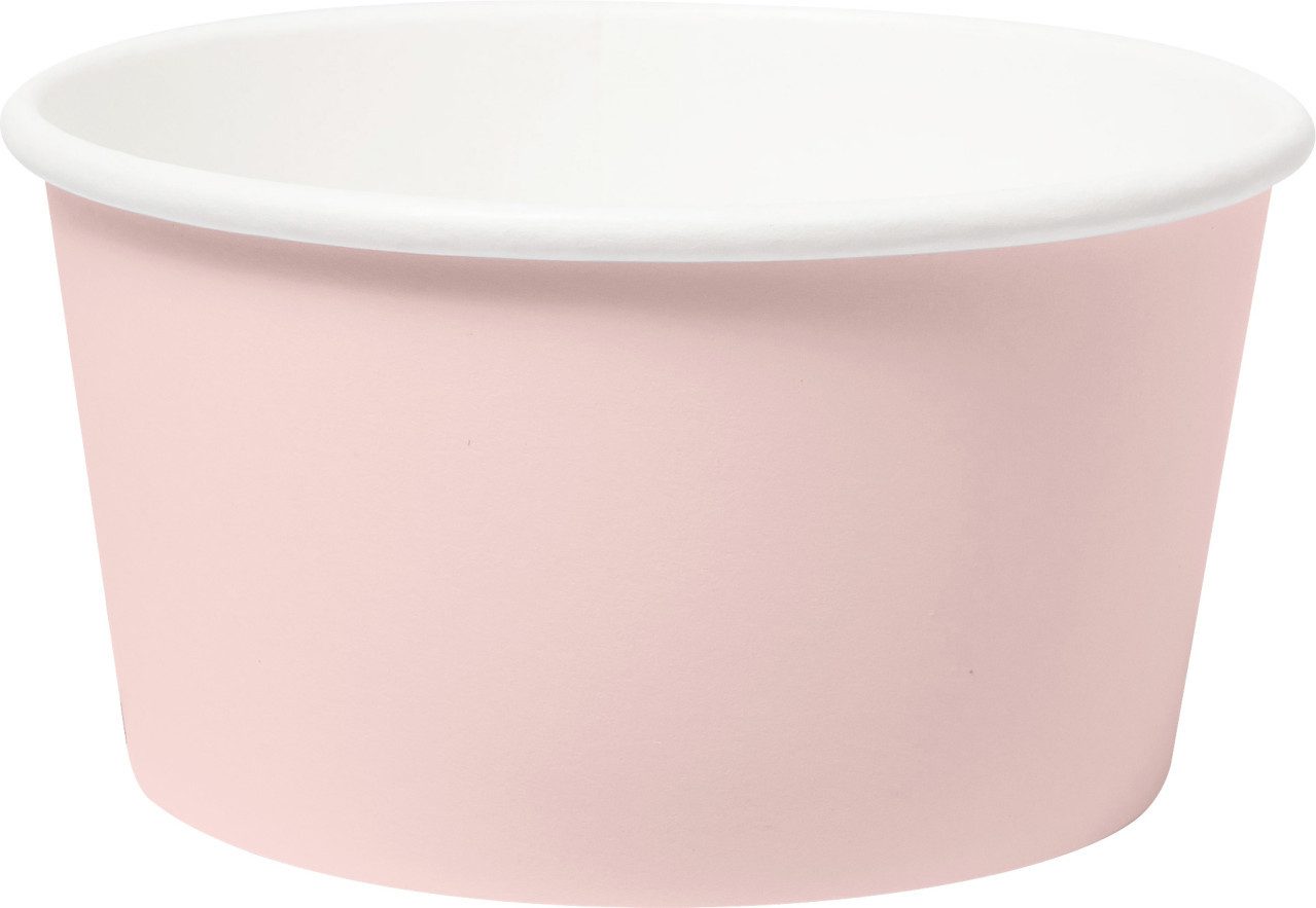 Duni Einweggeschirr-Set Duni Pappschale Bio pink Ø 11 x 6 cm 420 ml - 10, PP