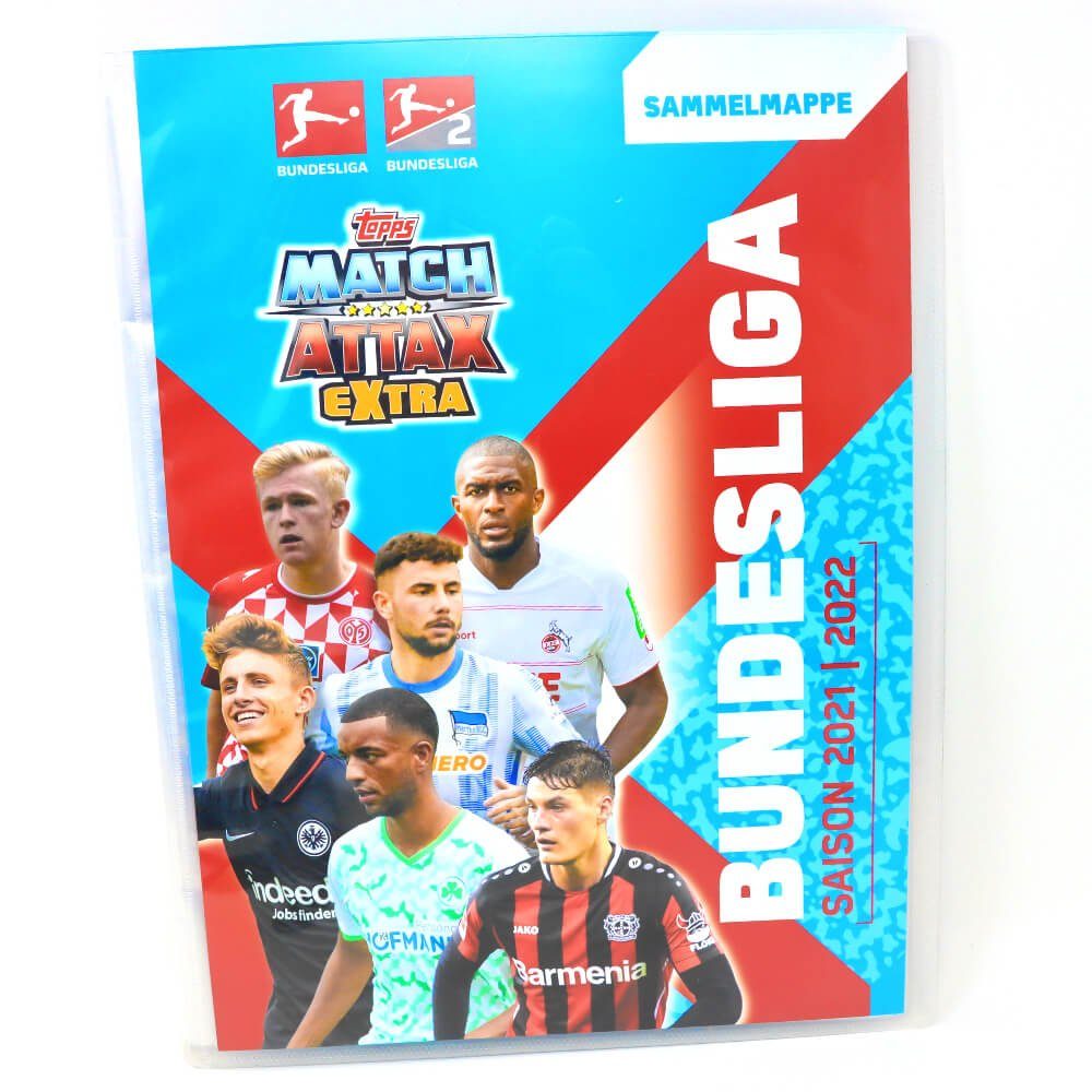 Topps Sammelkarte »Topps Match Attax Extra Bundesliga Karten Saison«, Match  Attax Extra Bundesliga Karten 2022 - 1 Sammelmappe
