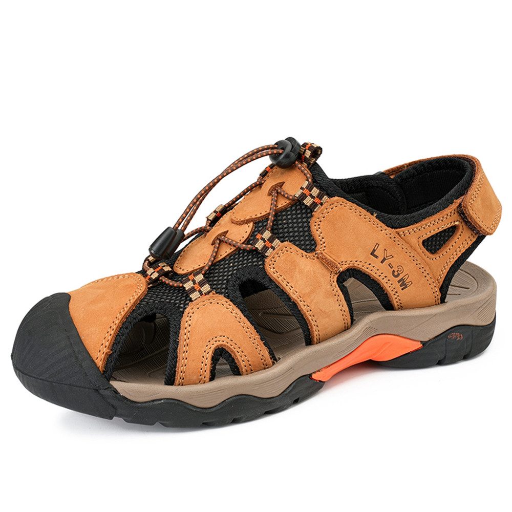 HUSK'SWARE Outdoorsandale (Echtleder-Sandalen, Gummisohle, Rutschfest) Leic günstig online kaufen