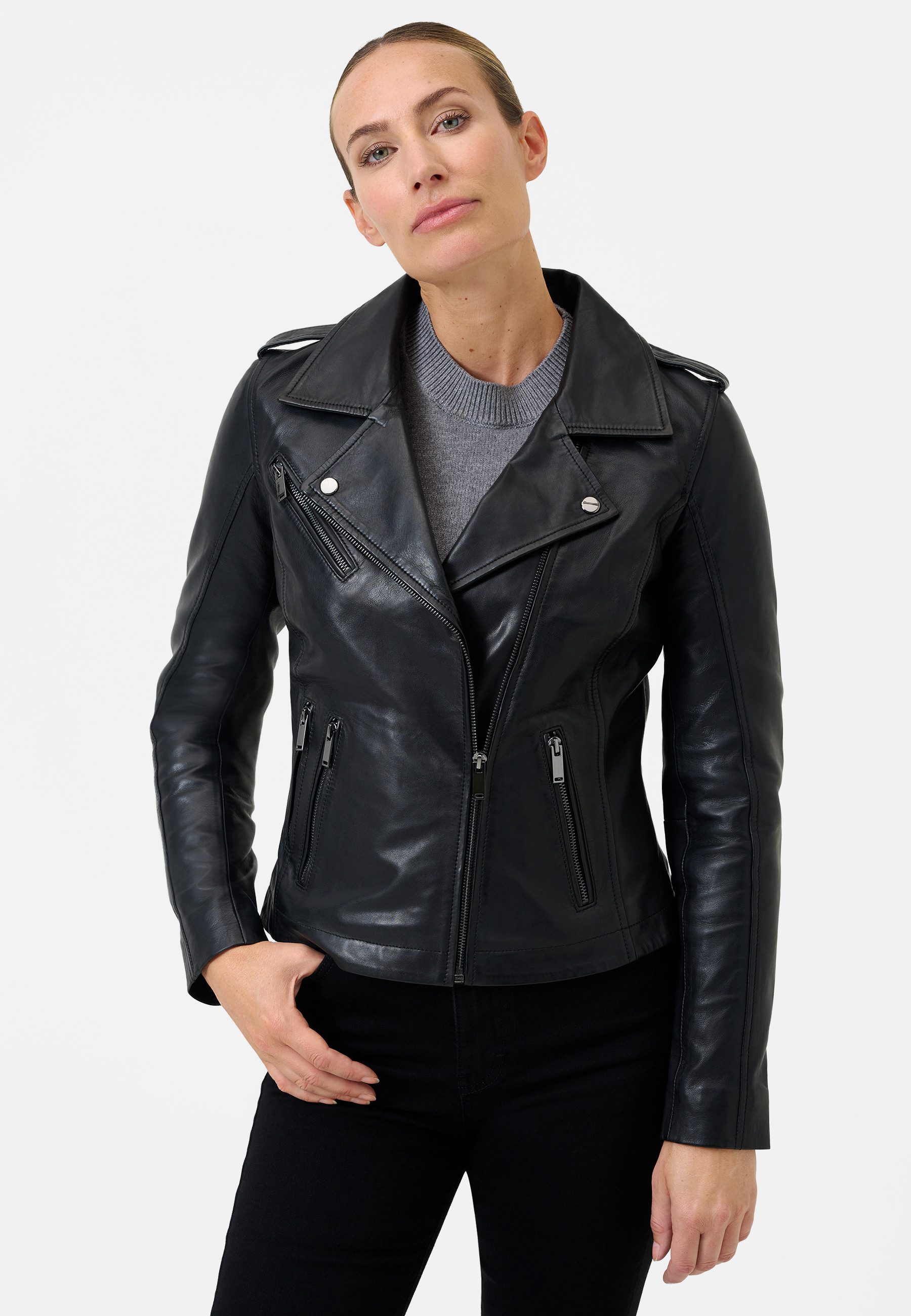 Lederjacke Leandra