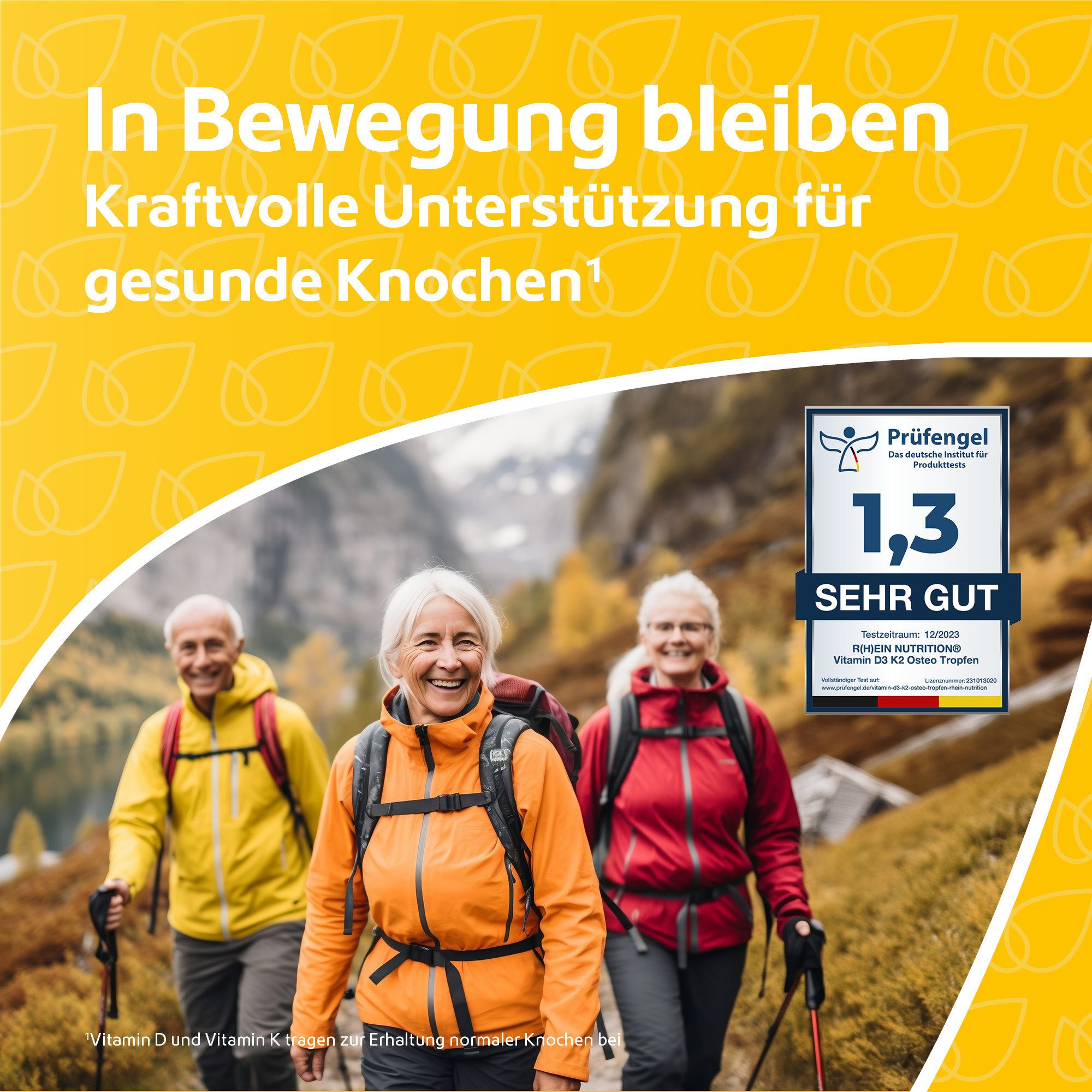 R(h)ein Nutrition Vitamin D3 + K2 Osteo Tropfen, 30.0 ml