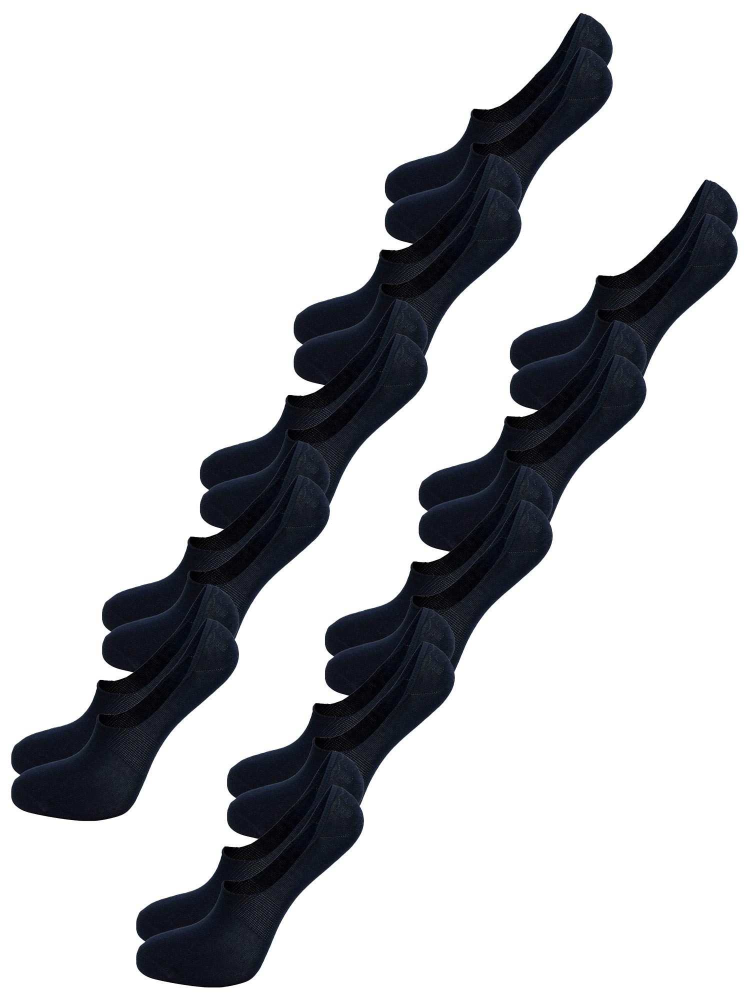 Tazzio Füßlinge 10er-Pack Herren Sneaker Socken A905 (Set, 10-Paar, 10 Paar) Babet Invisible
