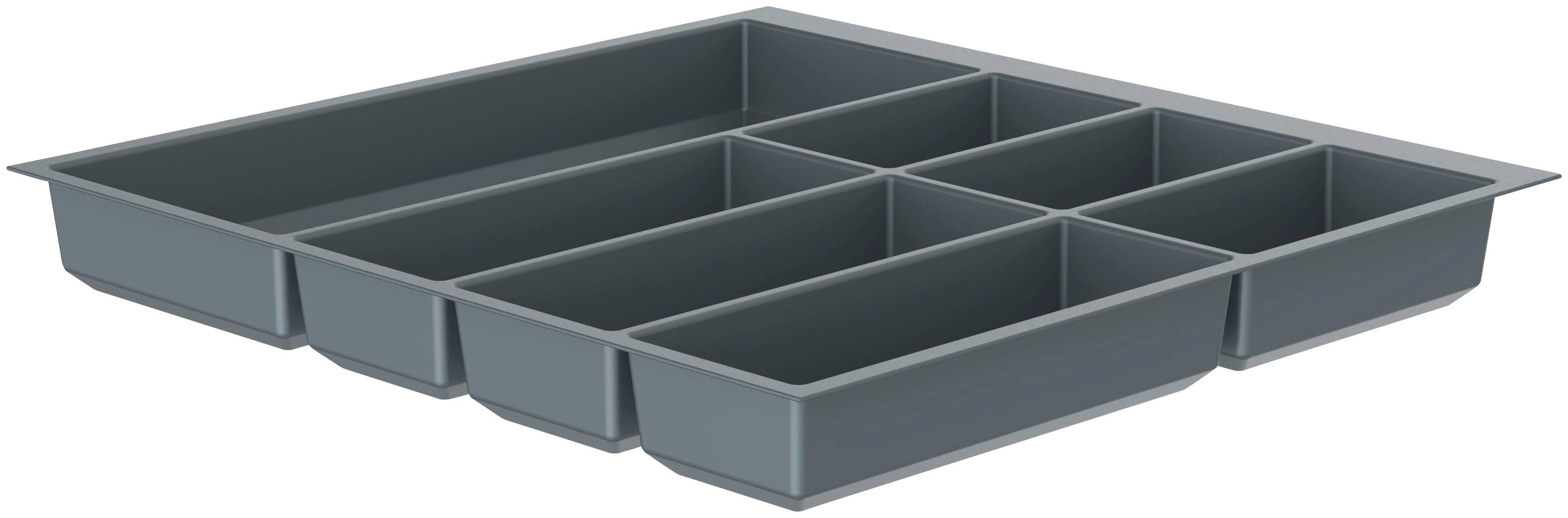 Schütte Besteckeinsatz Move, 492 x 473 mm, für Korpusbreite 60 cm, Silber günstig online kaufen