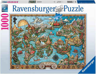 Ravensburger Puzzle Geheiminsvolles Atlantis, 1000 Puzzleteile, FSC® - schützt Wald - weltweit; Made in Germany