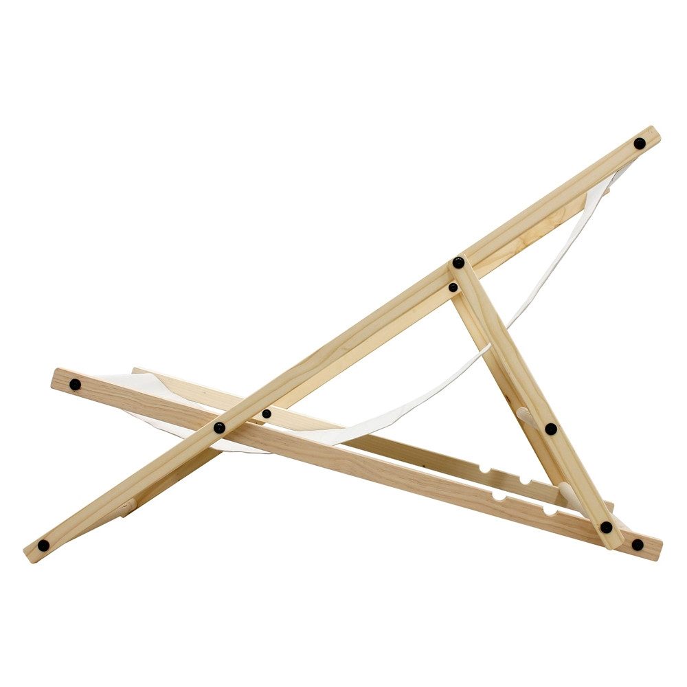 ECD Germany Gartenliege Holz Beachstuhl klappbarer günstig online kaufen