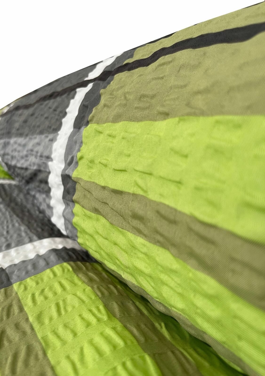 Visaggio Bettwäsche 135x200 cm oder 155x220 cm Allergiker geeignet, Seersucker, 2 teilig, Grün Grau gestreift modern