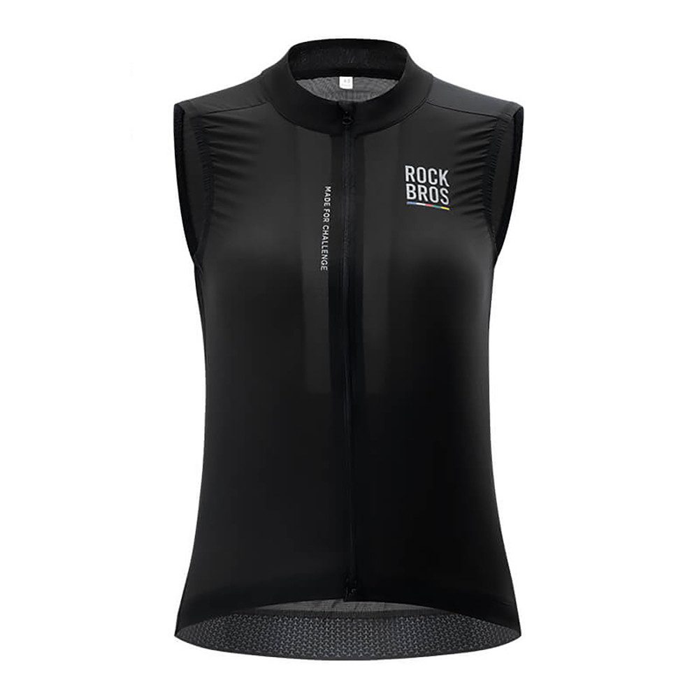 ROCKBROS Funktionsweste Radweste Sommerweste Damenweste (Spar-Set, 1-tlg) atmungsaktiv, reflektierend, 4 Taschen, YKK-Zip