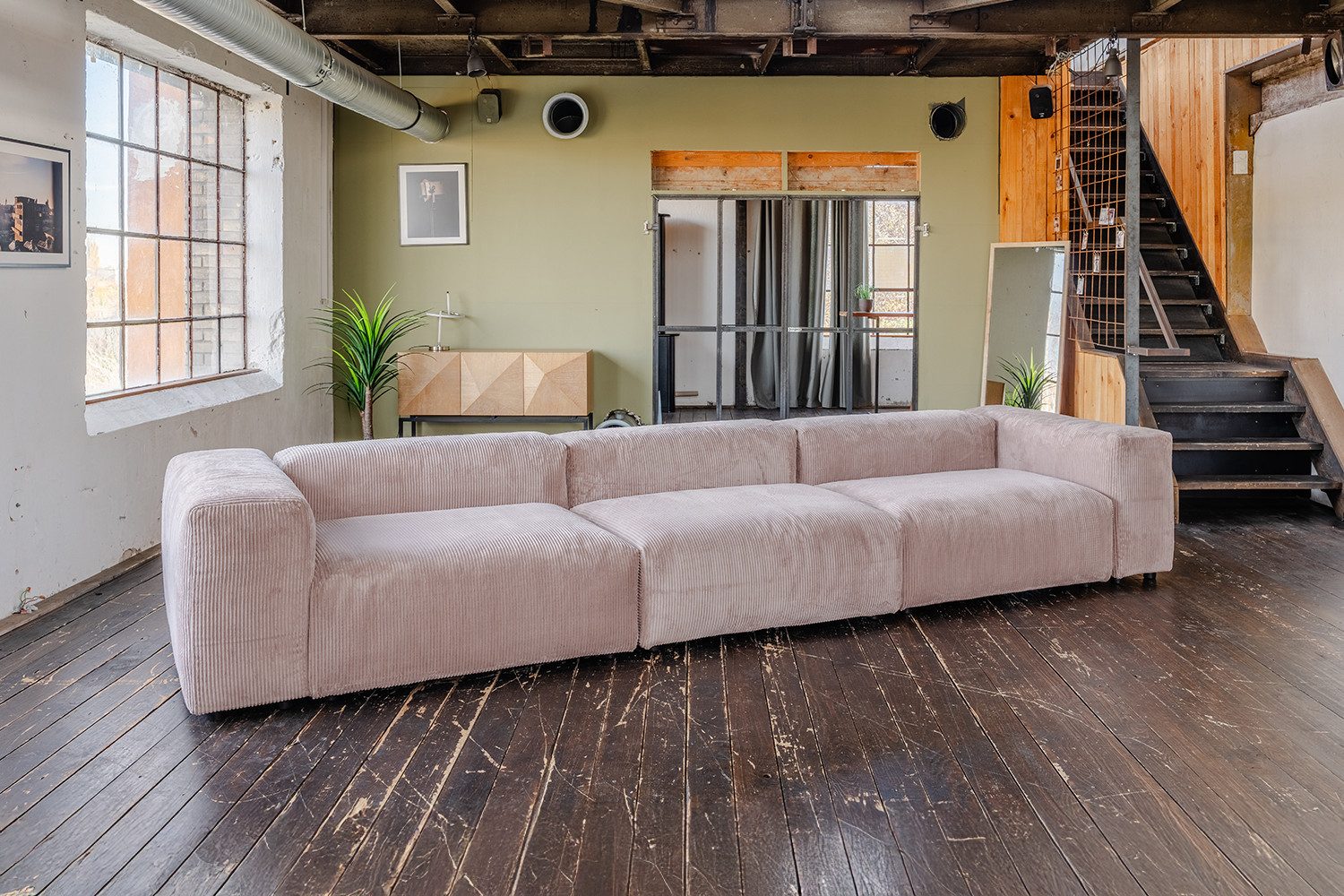 KAWOLA Sofa MIA Modulares Sofa Cord 8-tlg. – moderne Couch – wandelbares Sofa, Flexibel kombinierbar, weicher Cordbezug & hoher Sitzkomfort