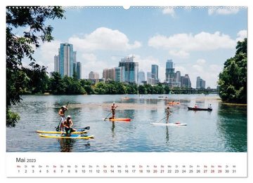 CALVENDO Wandkalender Texas - The Lone Star State (Premium, hochwertiger DIN A2 Wandkalender 2023, Kunstdruck in Hochglanz)