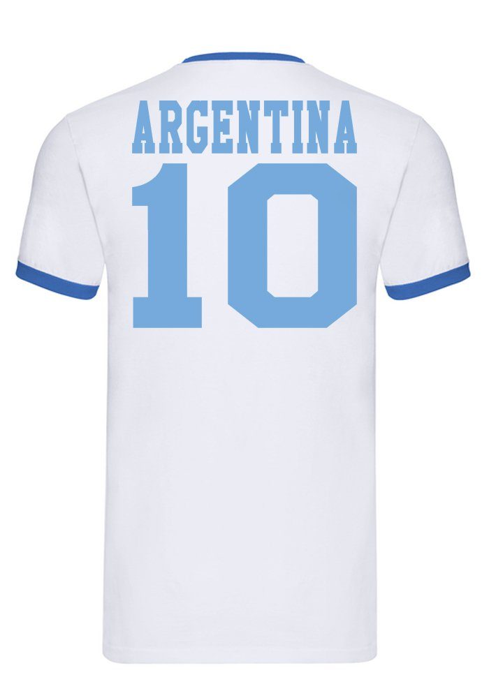 Blondie & Brownie Fußball Sport Argentinien T-Shirt Weltmeister Trikot Herren Football Handball