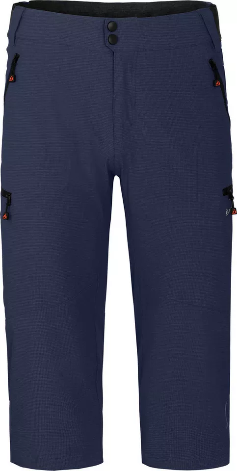 Bergson Fahrradhose PATTI Capri Herren 3/4 Radhose, bielastisch, strapazierfähig, Normalgrößen, peaco