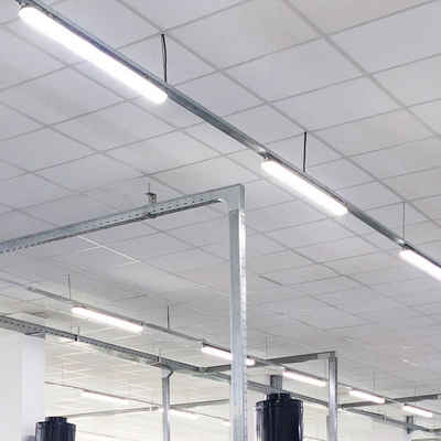 etc-shop Deckenleuchte, Leuchtmittel inklusive, Neutralweiß, 8er Set LED Wannen Röhren Lampen Feucht Raum Industrie Hallen Decken
