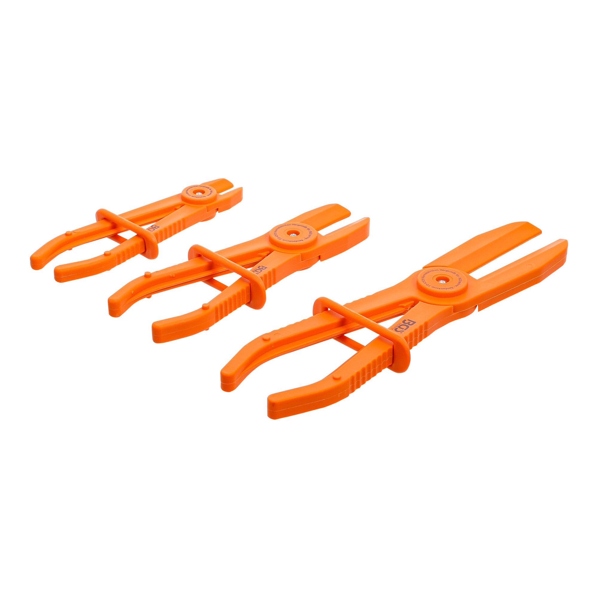 BGS technic Schlauchklemmenzange BGS Schlauch-Abklemmzangen-Satz 155-255 mm 3-tlg.