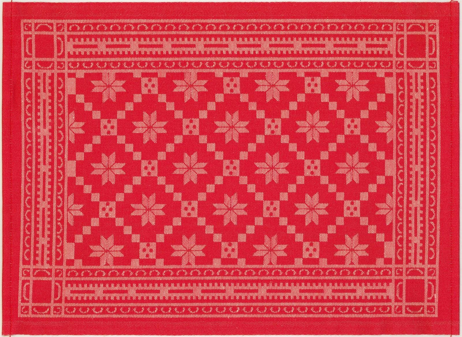 Platzset, Tischsets (2x Set) Åttebladrose 330 35x48 cm, Ekelund, (2er Set Tischsets, 2-St), unbehandelt