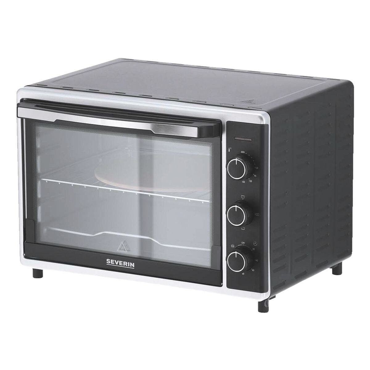 Severin 2-in-1-Toaster TO 2058, für Pizza, Pommes, Braten, Kuchen, Braten, 1800 W, Back- / Toastofen 42 Liter, 0-230 °C, 1800 Watt