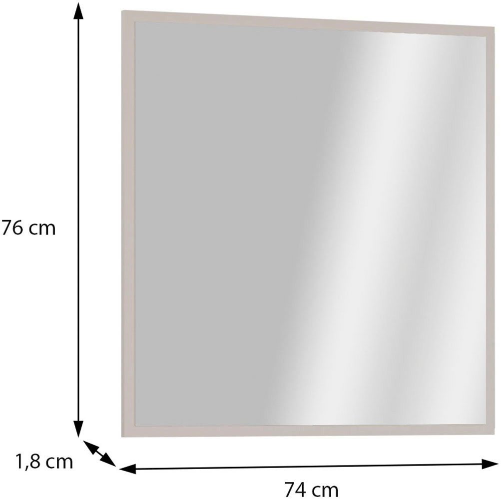 FORTE Garderobenspiegel Alice Springs, B/H/T 74/76/1,8 cm, Wandmontage – Bild 5 von 5