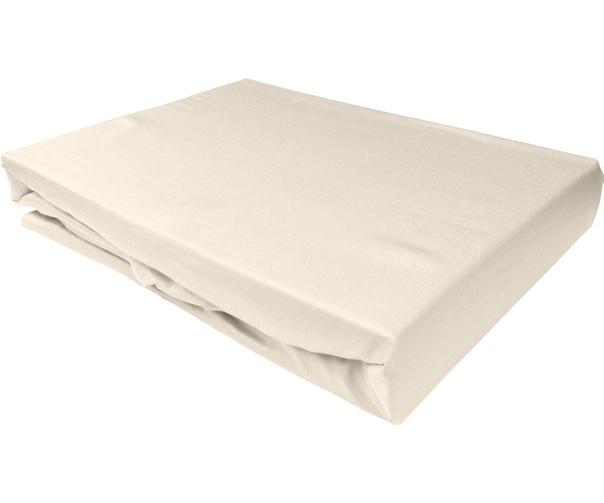 BETTWAESCHE-MIT-STIL Spannbettlaken Mako Satin Spannbettlaken, Matratzenhöh günstig online kaufen