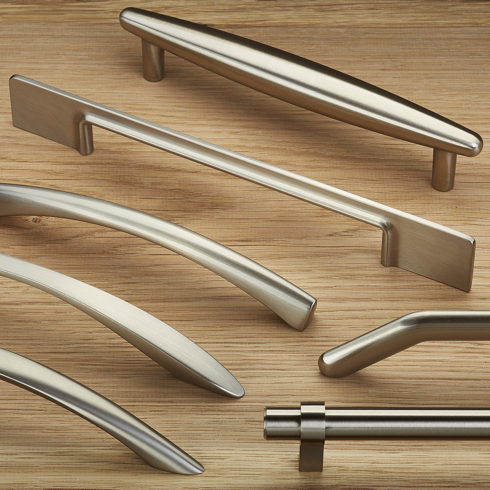 SO-TECH® Möbelgriff DANI BA 160 mm Edelstahloptik Bogengriff, Edelstahloptik