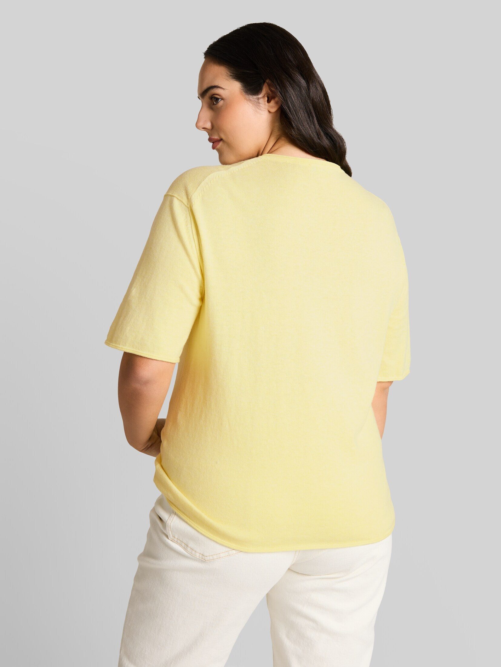 TOM TAILOR PLUS Strickpullover Pullover & Strickjacken Plus Size - Loose Fit Strickpullover mit Kaschmir-Anteil