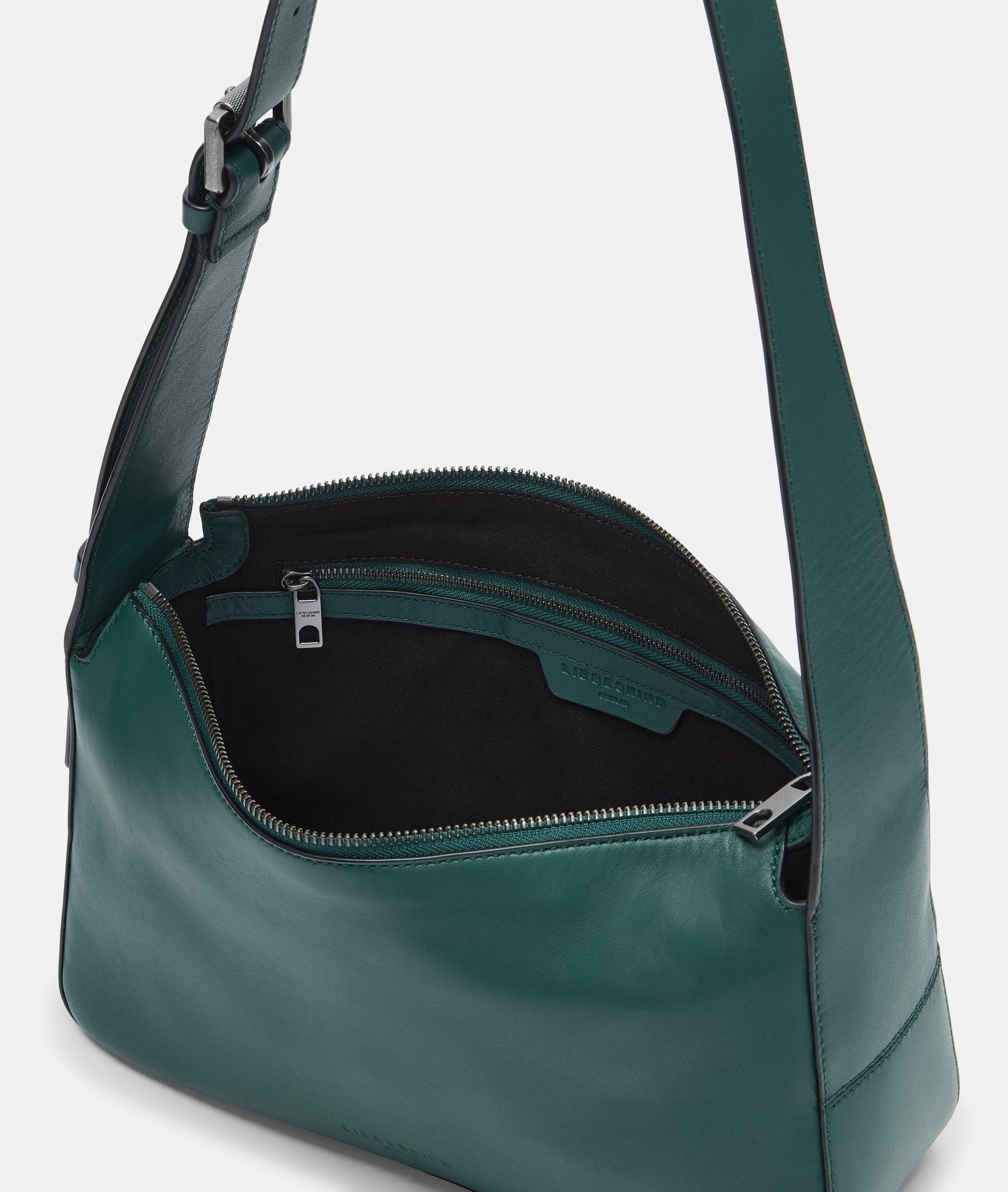 Liebeskind Berlin Umhängetasche Sky II Hobo S, Handliche Umhängetasche aus Leder