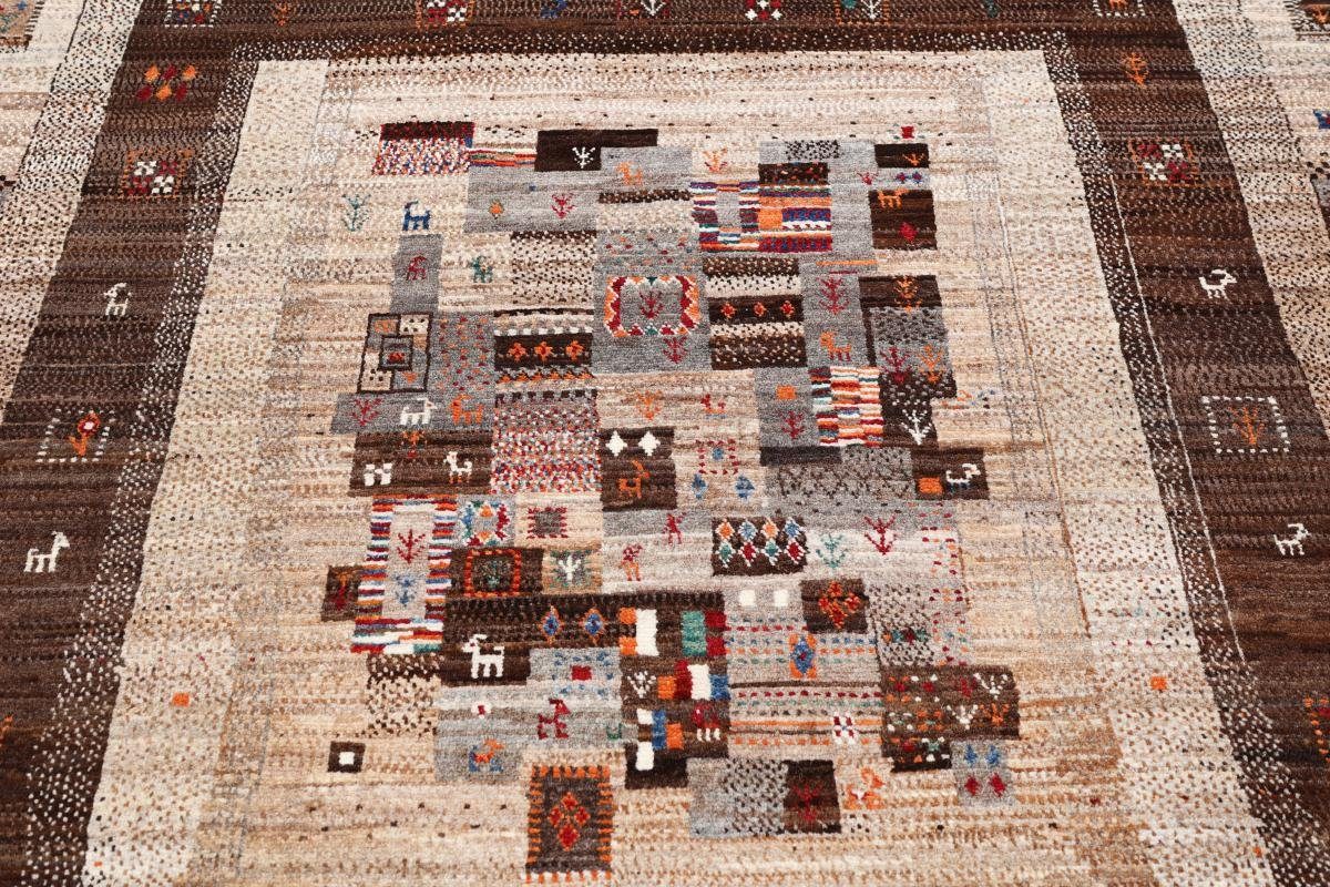 Trading, Moderner, Gabbeh 148x197 mm Handgeknüpfter rechteckig, Nain Loribaft Perser 12 Höhe: Nowbaft Orientteppich