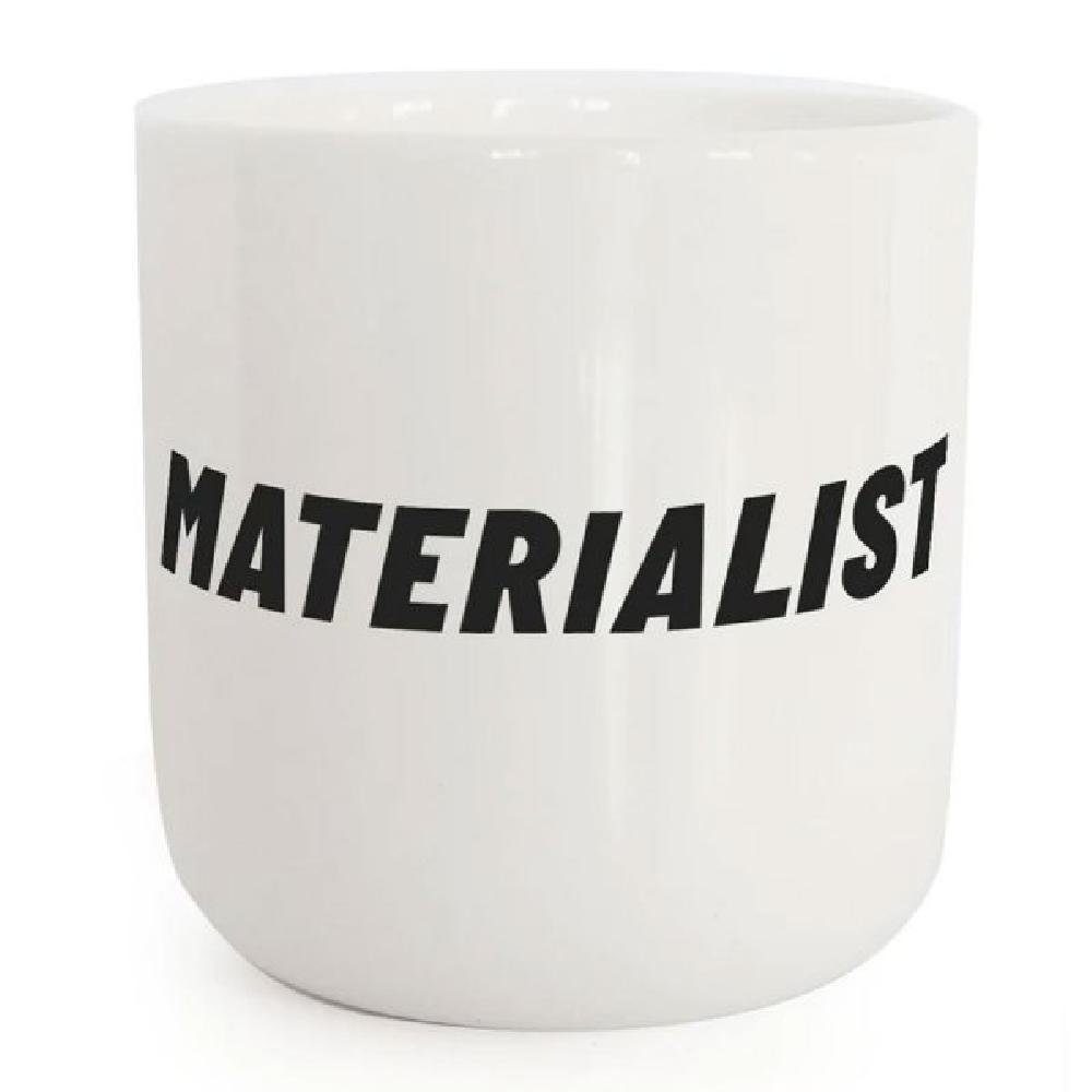 PLTY Tasse Becher Materialist Porzellan