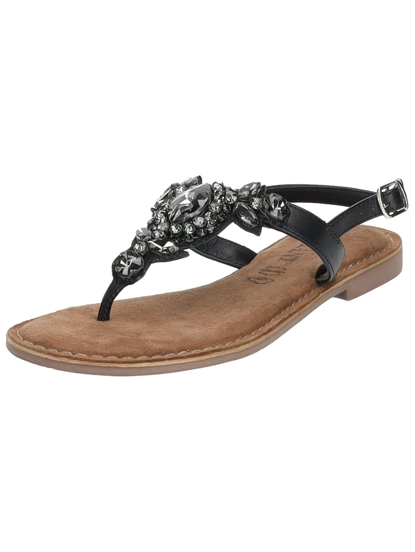 Lazamani Lazamani Zehensteg Leder/Textil Шлепанцы