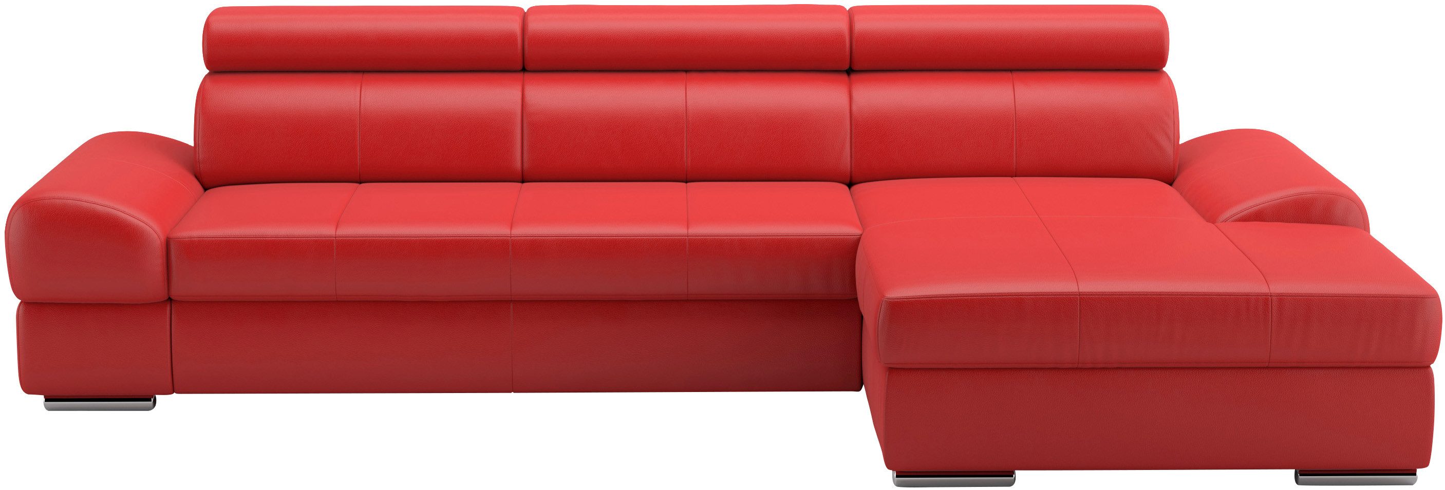 sit&more Ecksofa Broadway L-Form, inklusive Kopfteilverstellung, wahlweise mit Schlaffunktion