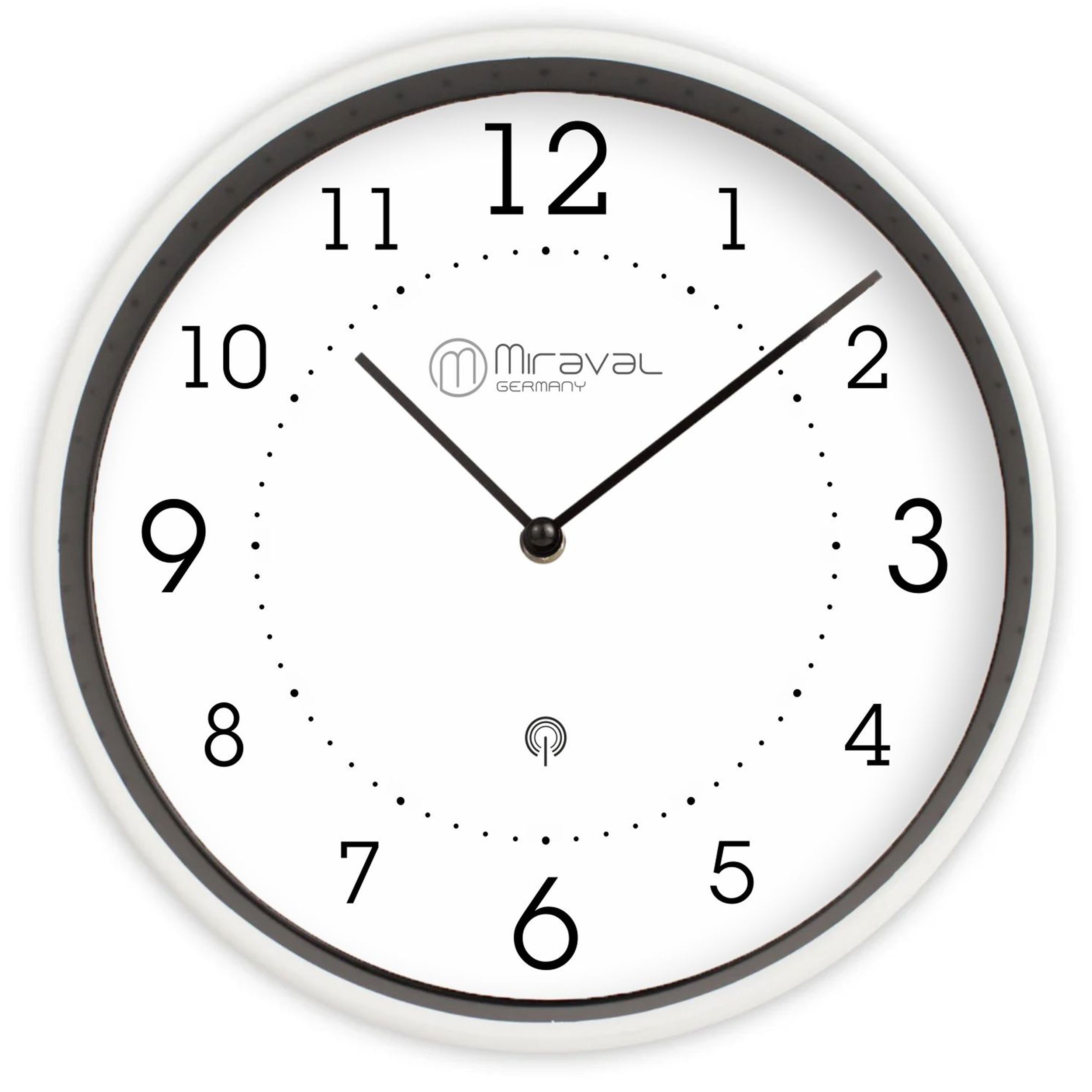 Miraval Funkwanduhr Design Funk-Wanduhr günstig online kaufen