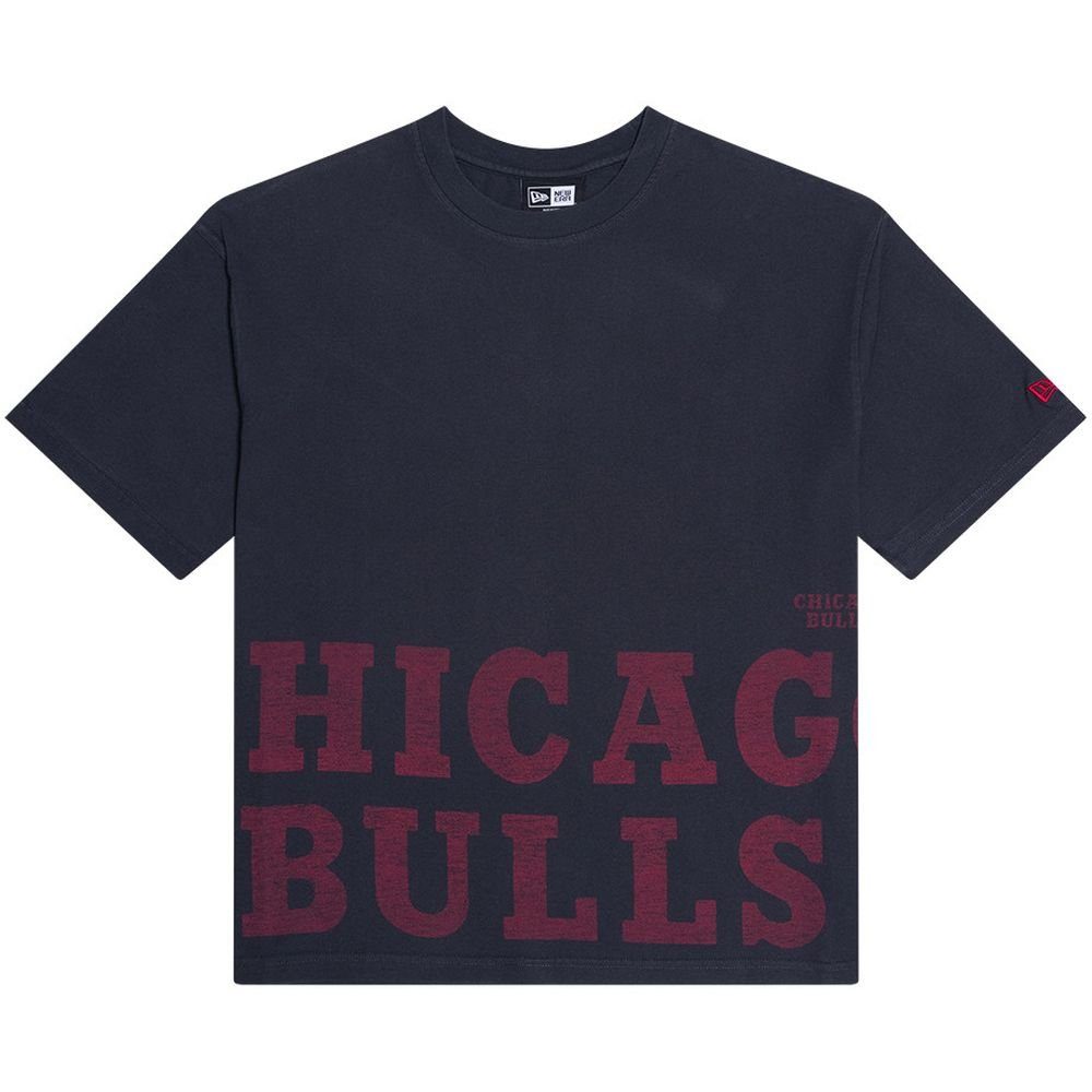 New Era Print-Shirt Oversized WASHED Chicago Bulls