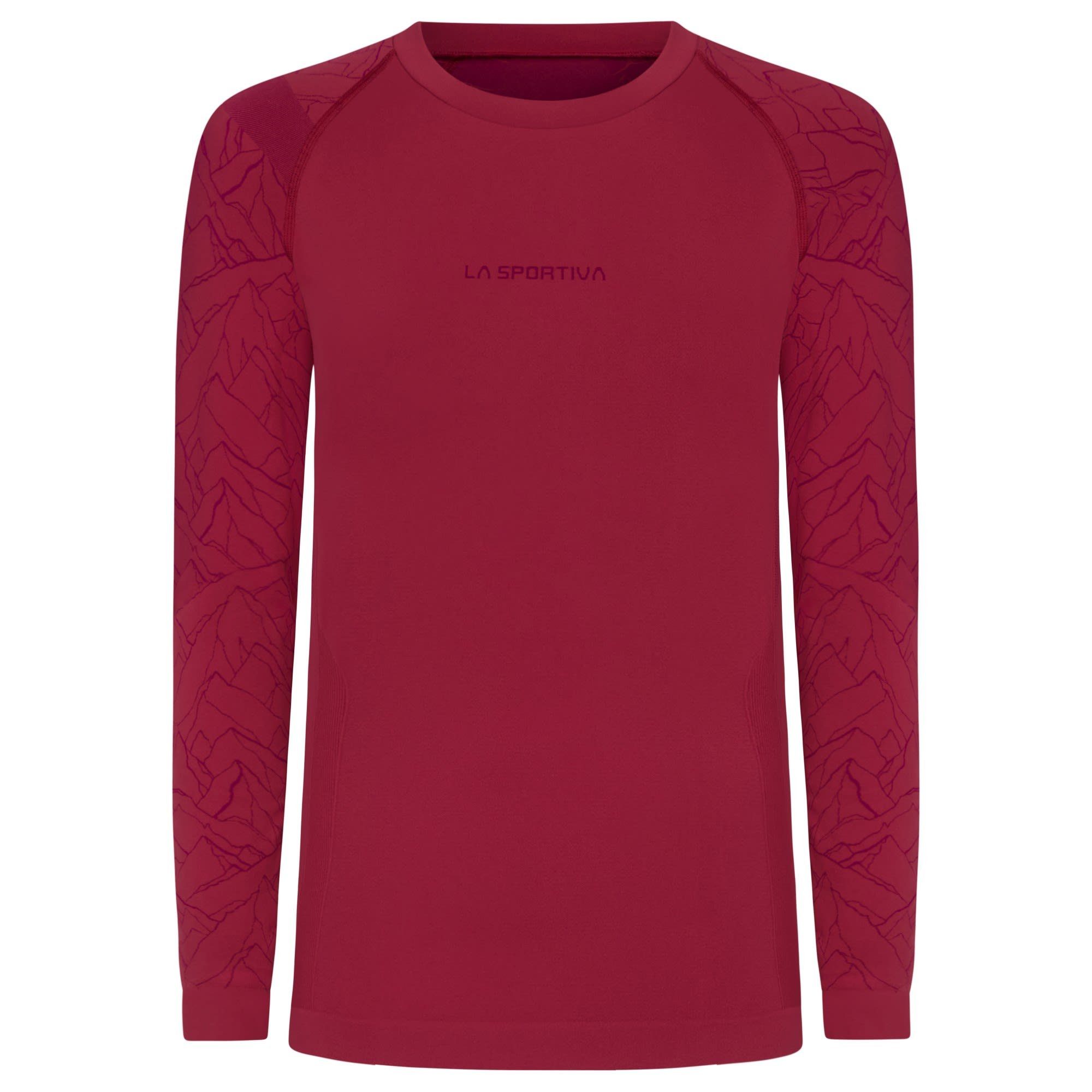 La Sportiva Langarmshirt La Sportiva W Blaze Long Sleeve Damen Red Plum