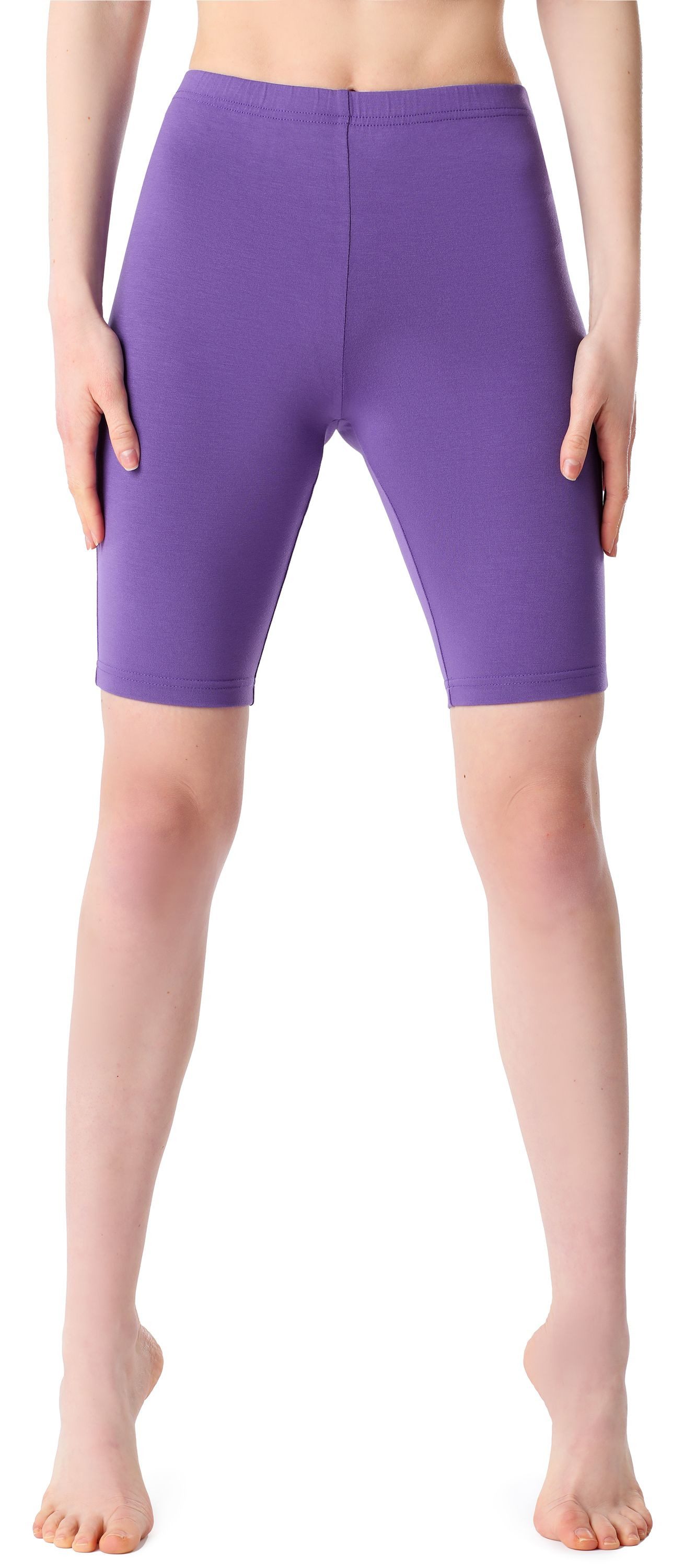 Leggings Damen Kurze Leggings aus Viskose BLV50-207