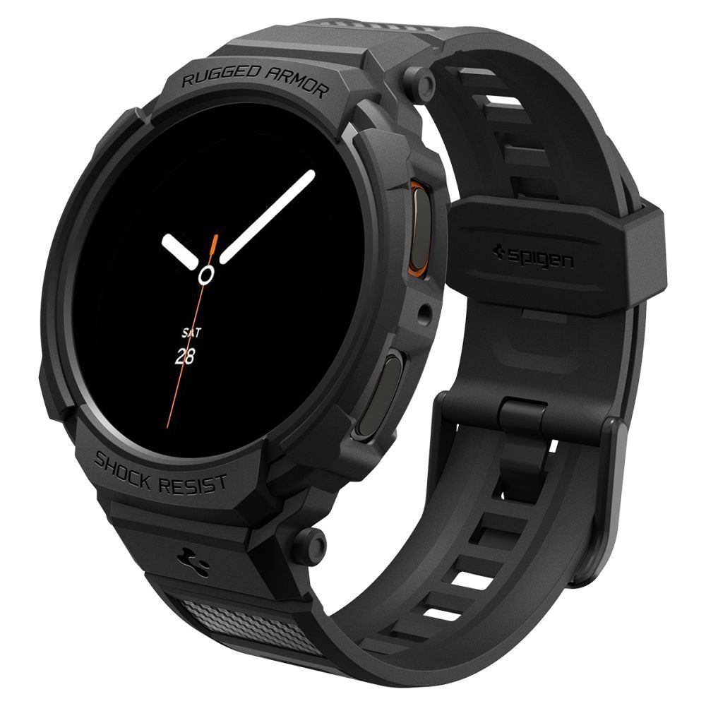Spigen Armband Sportarmband Wechselarmband Schutzgehäuse (Spar-Set, 1-tlg., 40 mm stoßfest), TPU, Kohlefaser-Akzente, Schutzgehäuse, stoßfest
