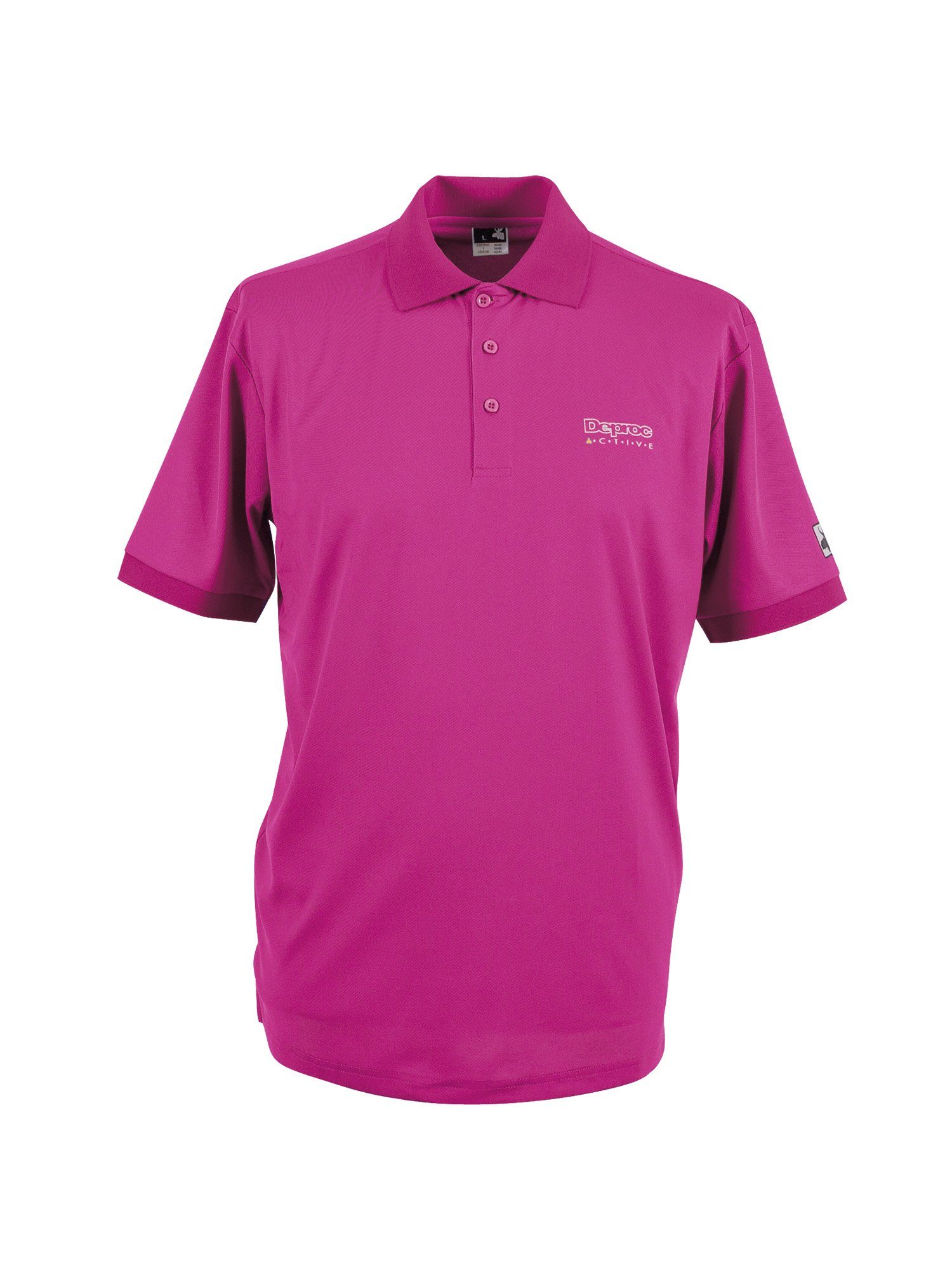 Active V Größen erhältlich HEDLEY Großen DEPROC NEW auch Poloshirt CS in purple WOMEN
