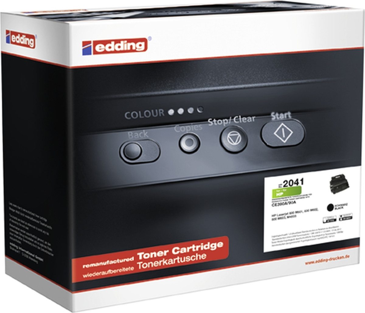 edding Tonerpatrone Toner kompatibel mit HP CE390A black