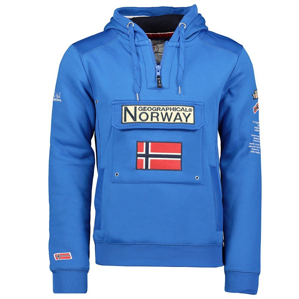 Geographical Norway Kapuzenpullover Gymclass by leyoley mit großer Bauchtasche und warmer Kapuze