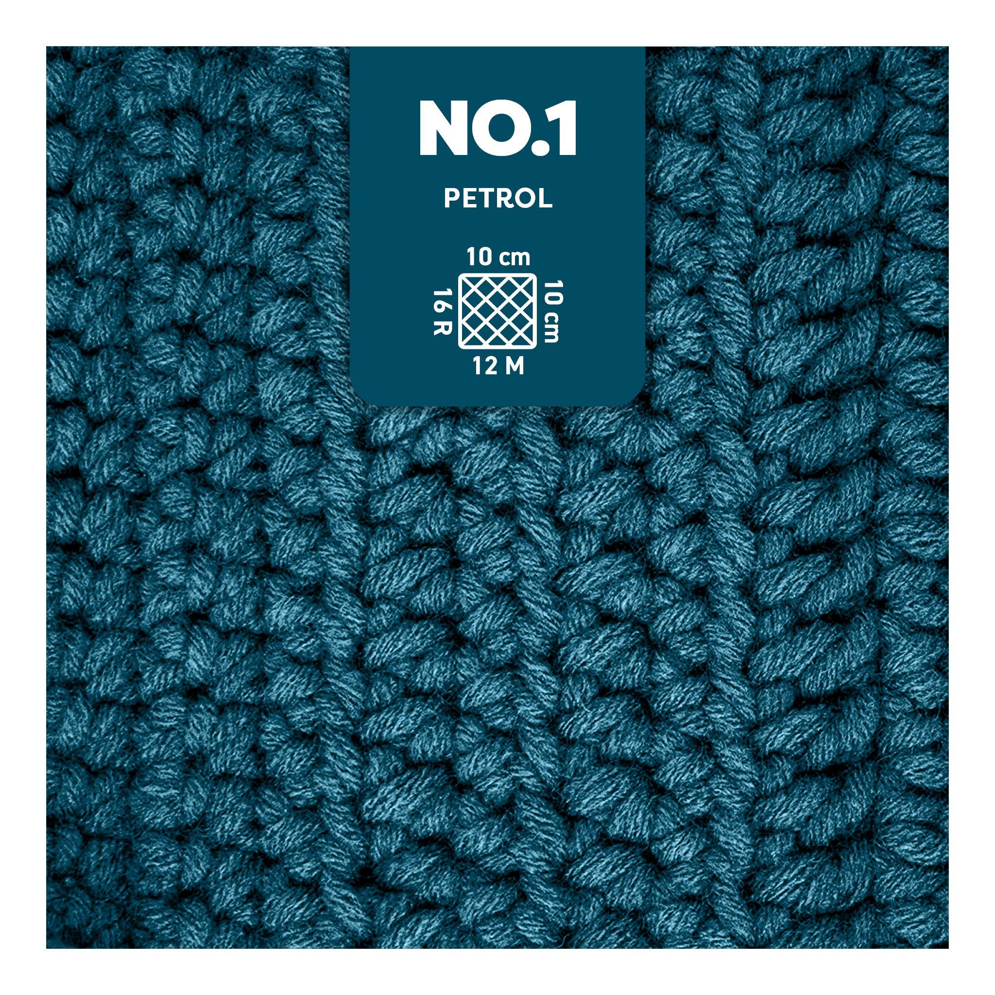 Thumbnail - myboshi No.1 Wolle, Mützenwolle, mit Label Häkelwolle, 55 m (6-St., No.1 Wolle mit Label Original Schnellstrickwolle), U...