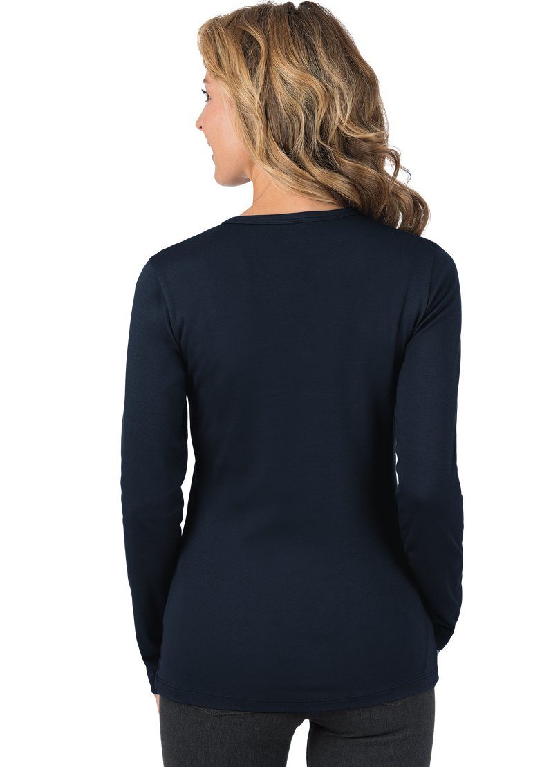 Trigema Longsleeve TRIGEMA Langarmshirt (1-tlg)