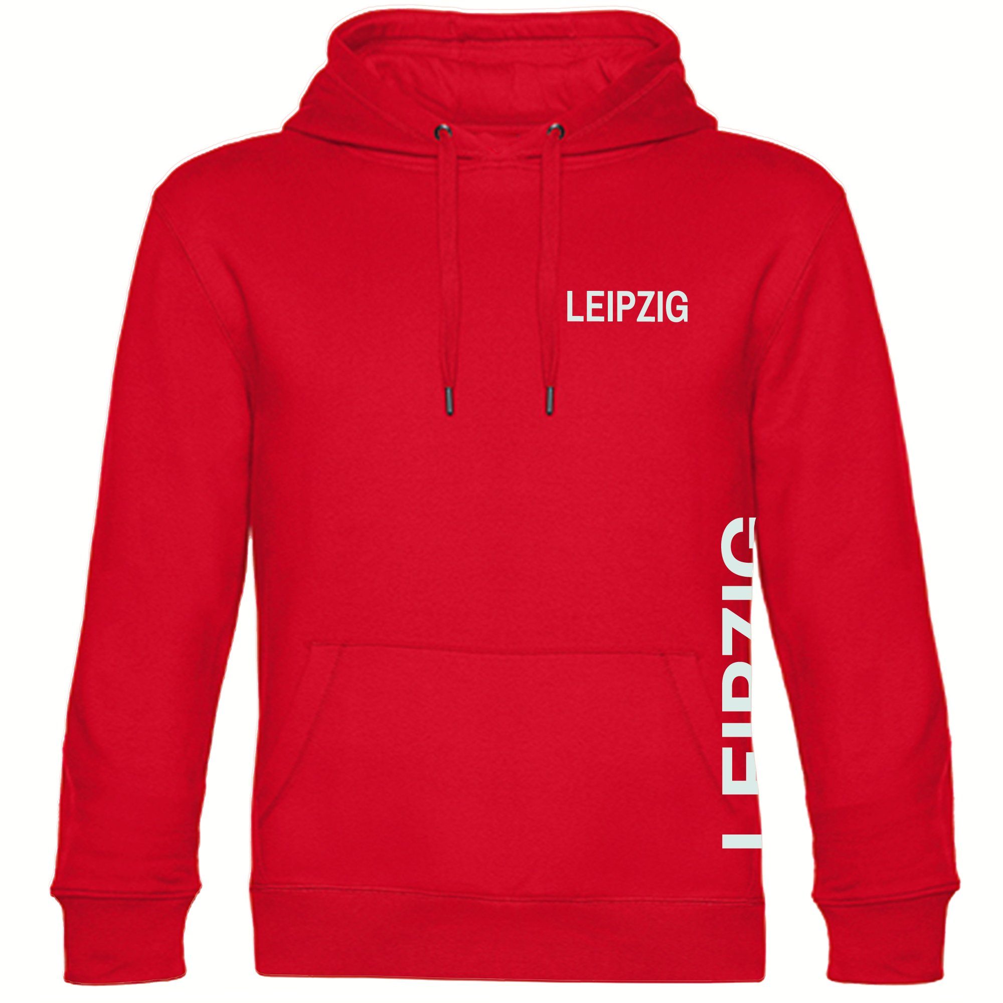 Kapuzensweatshirt Leipzig - Brust & Seite - Hoodie