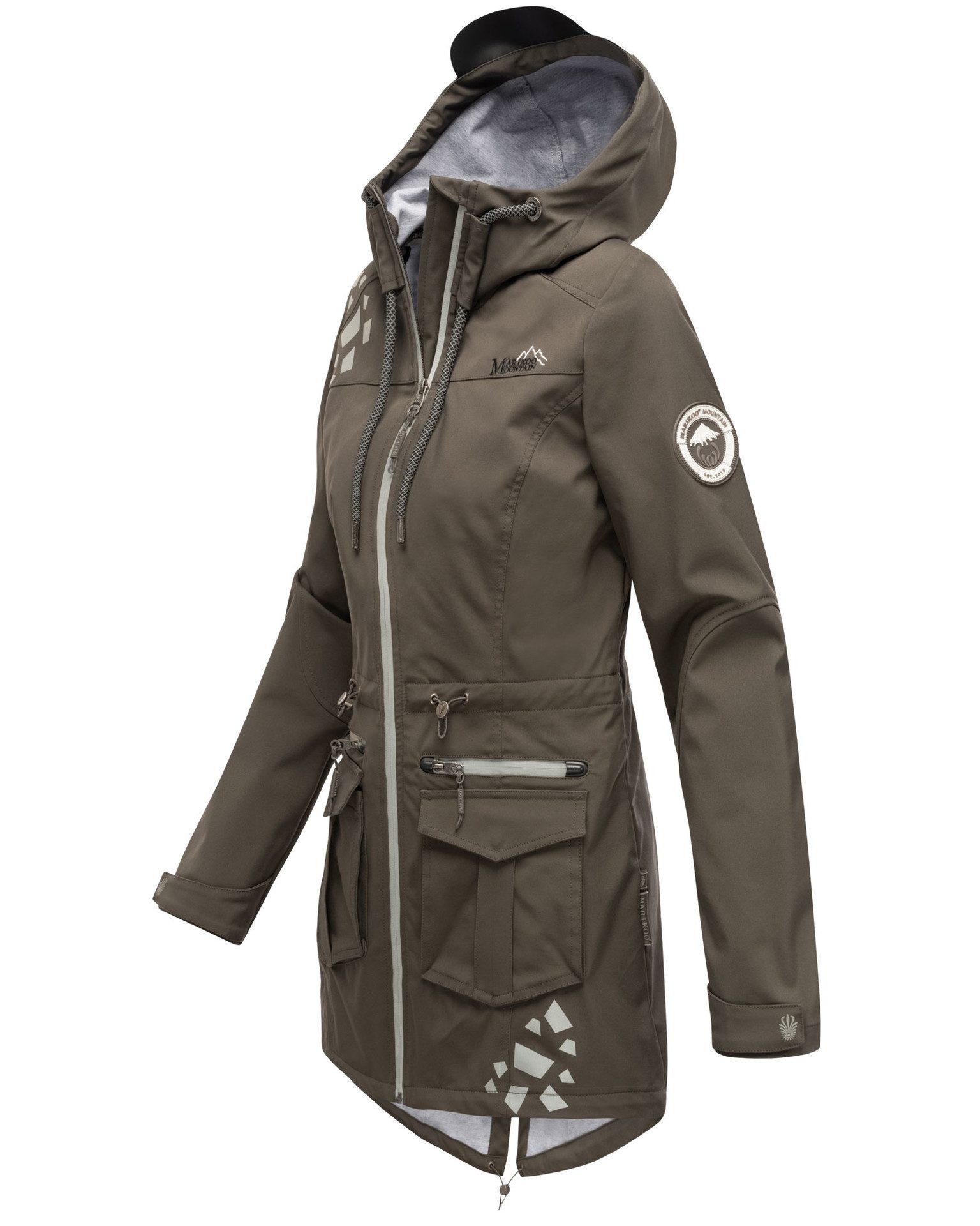 Marikoo Softshelljacke aus wasserabweisendem Obermaterial