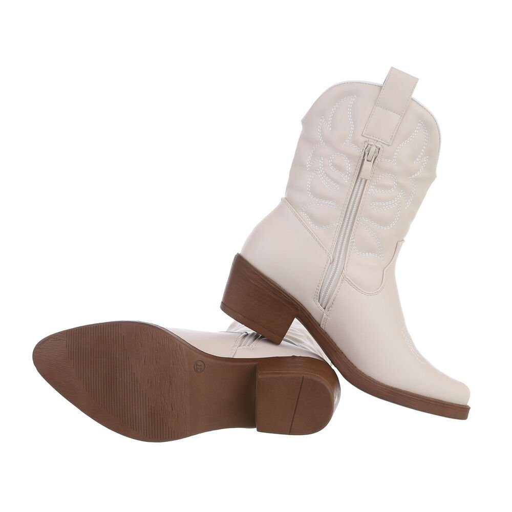 Ital-Design Damen Cowboyboots Western Westernstiefelette (83592485) günstig online kaufen