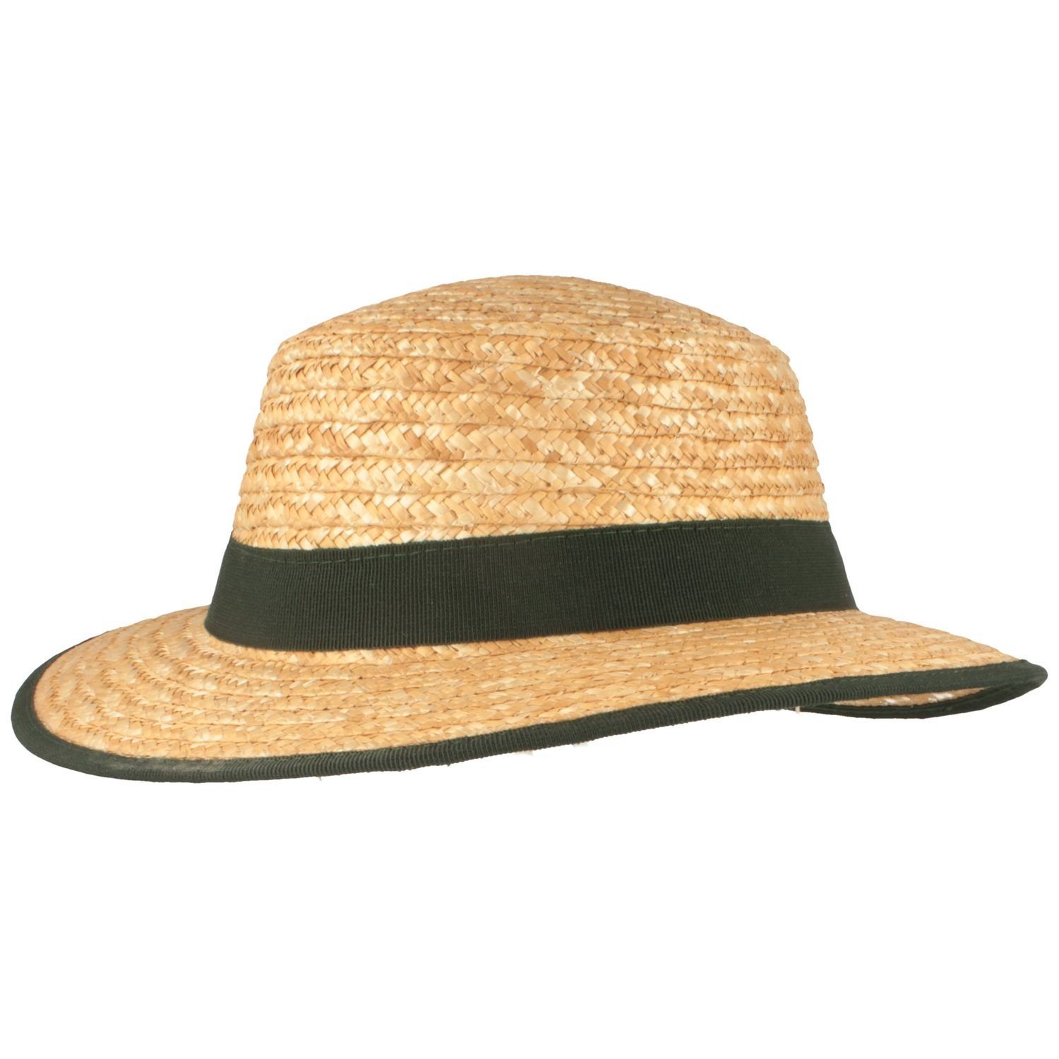 Breiter Strohhut Kinder Bortenhut Matelot mit Schleife
