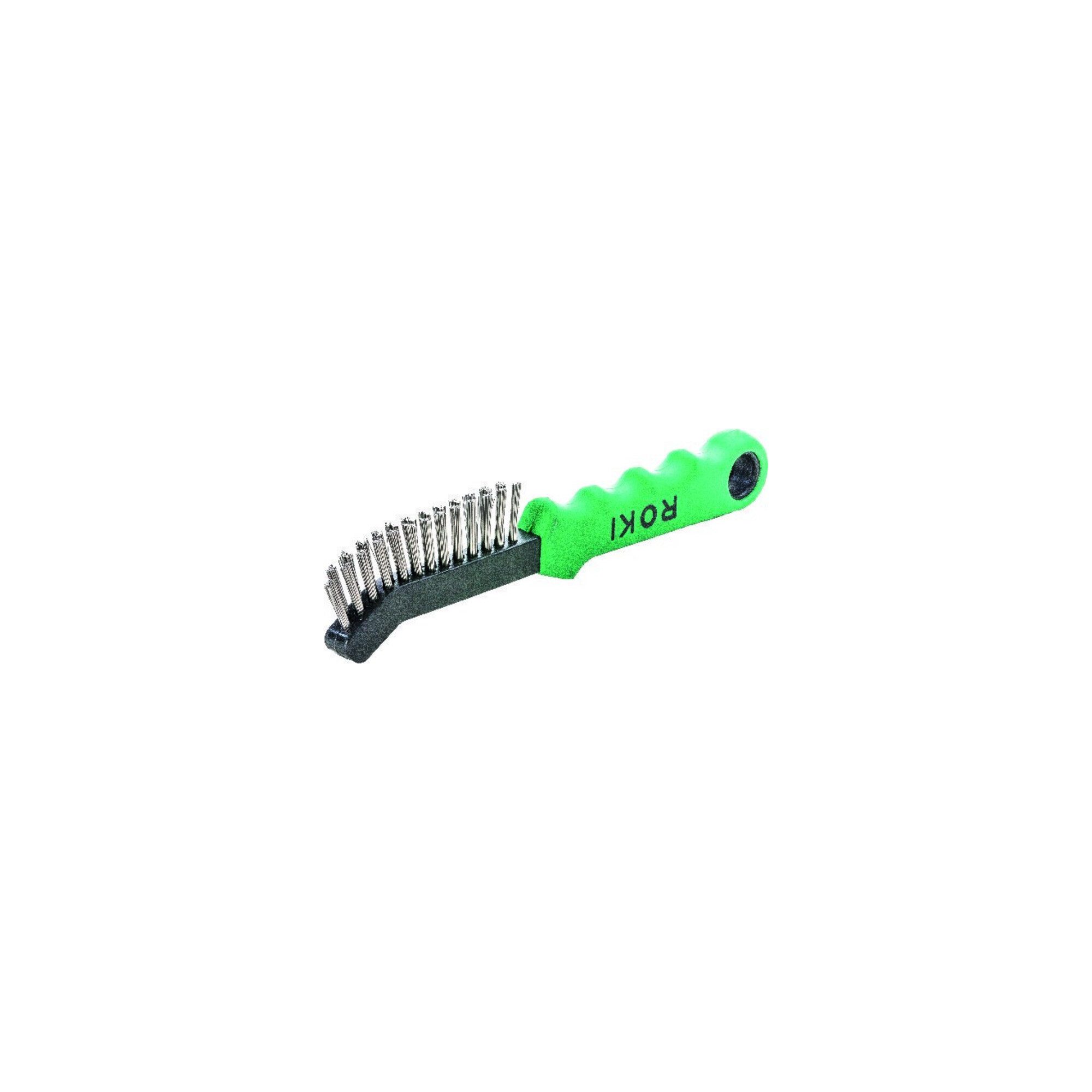 Lessmann Drahtbürste Drahtbürste ROKI L.225mm 0,35mm VA 2-reihig LESSMANN