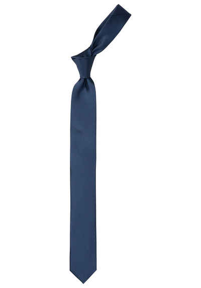 Man's World Krawatte in klassischen Uni-Farben und Slim-Breite - NEUE KOLLEKTION