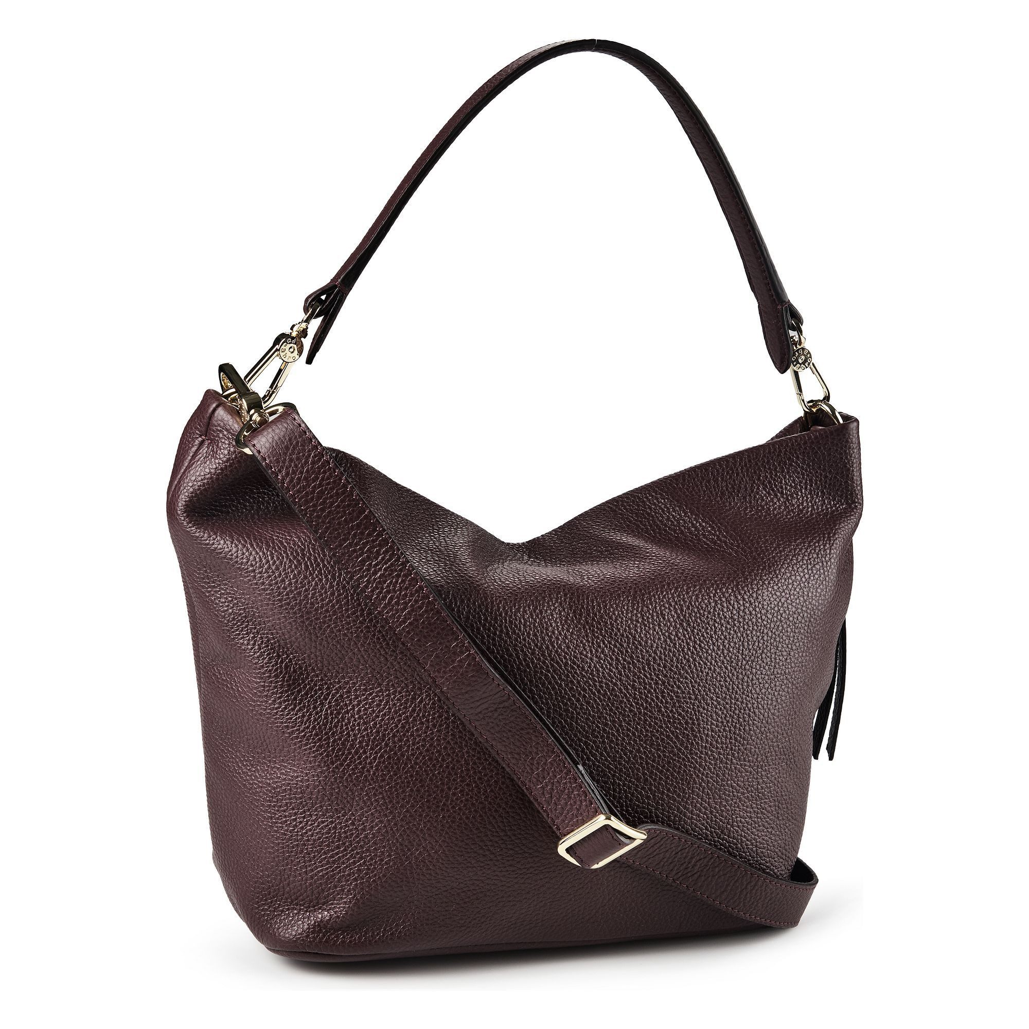 Abro Schultertasche Ebony, Leder
