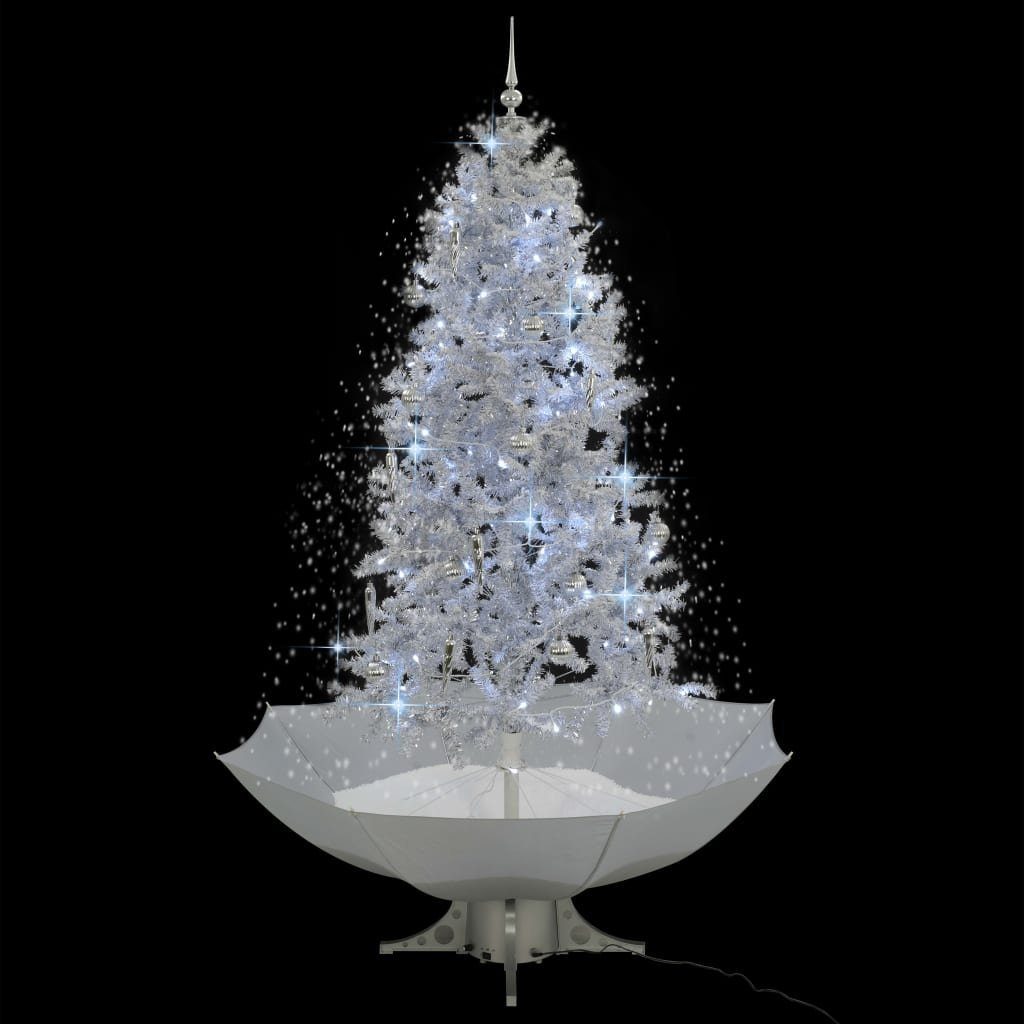 Weihnachtsbaum mit Schirmfuß Künstlicher Weiß Schneiender furnicato cm Weihnachtsbaum 190