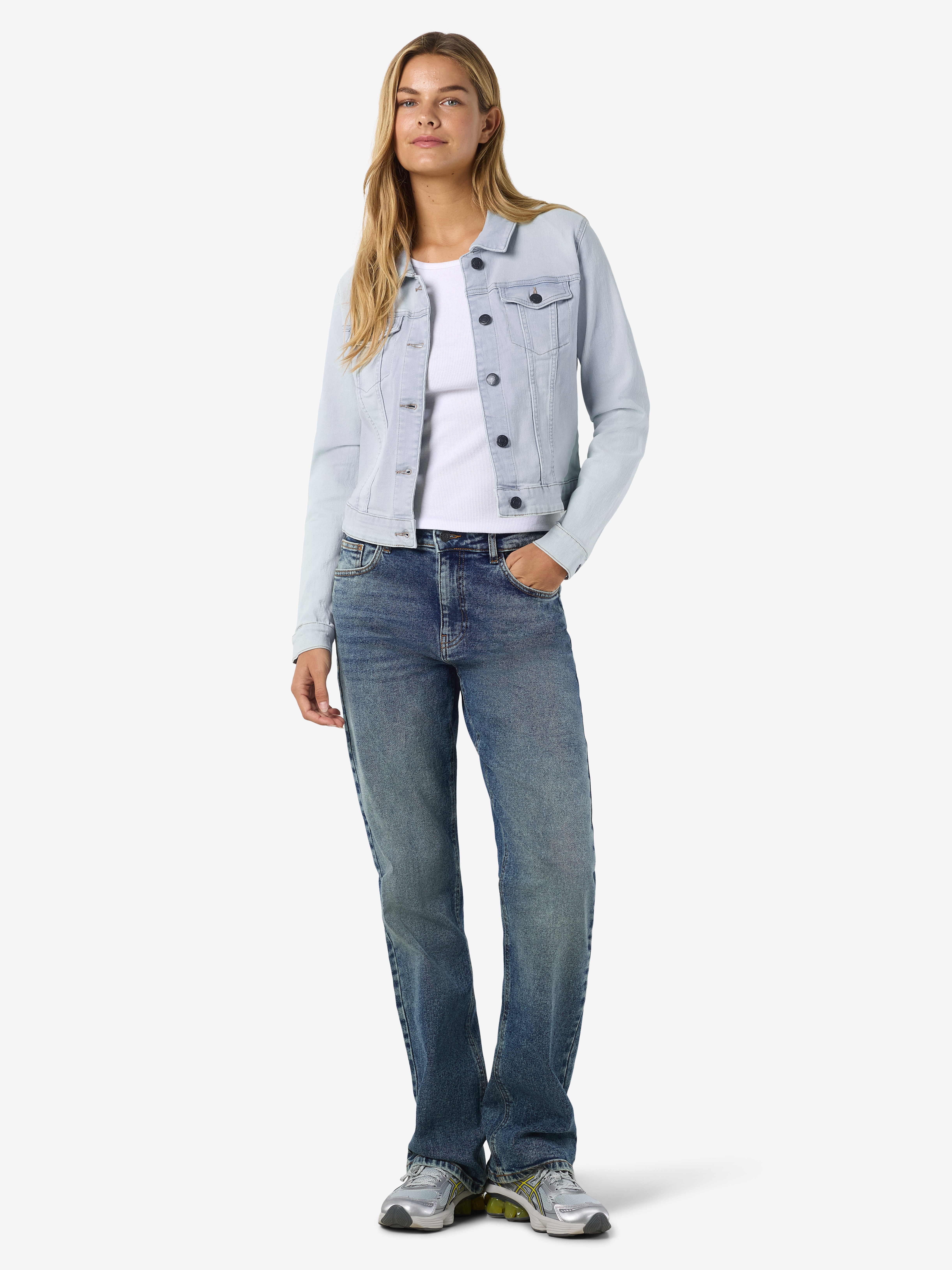 Noisy may Jeansjacke NMDEBRA L/S DENIM JACKET LB NOOS